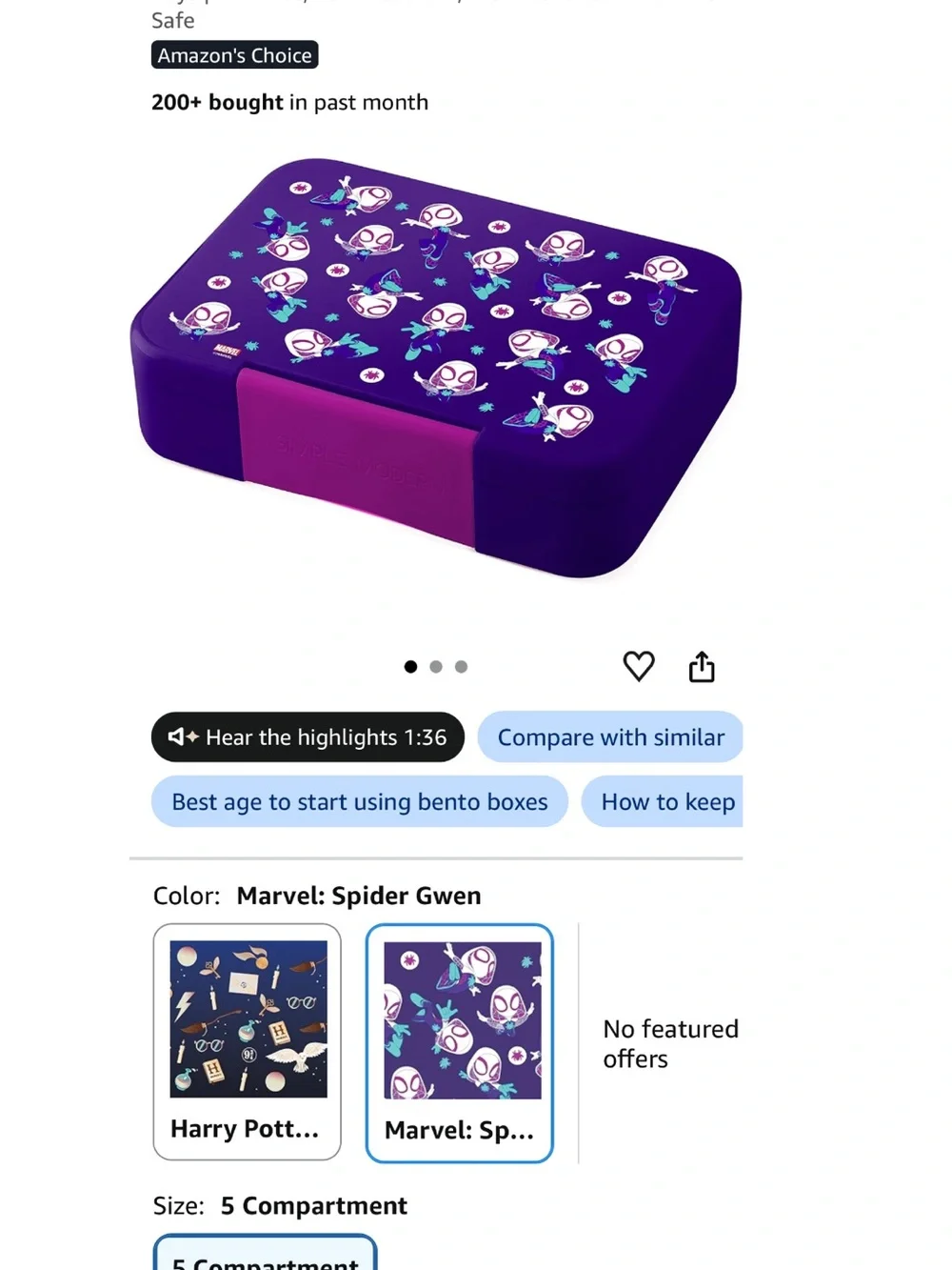 Kids' purple & teal ghost spider Backpack and Lunch Set